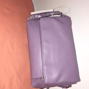 Lilac cross body purse